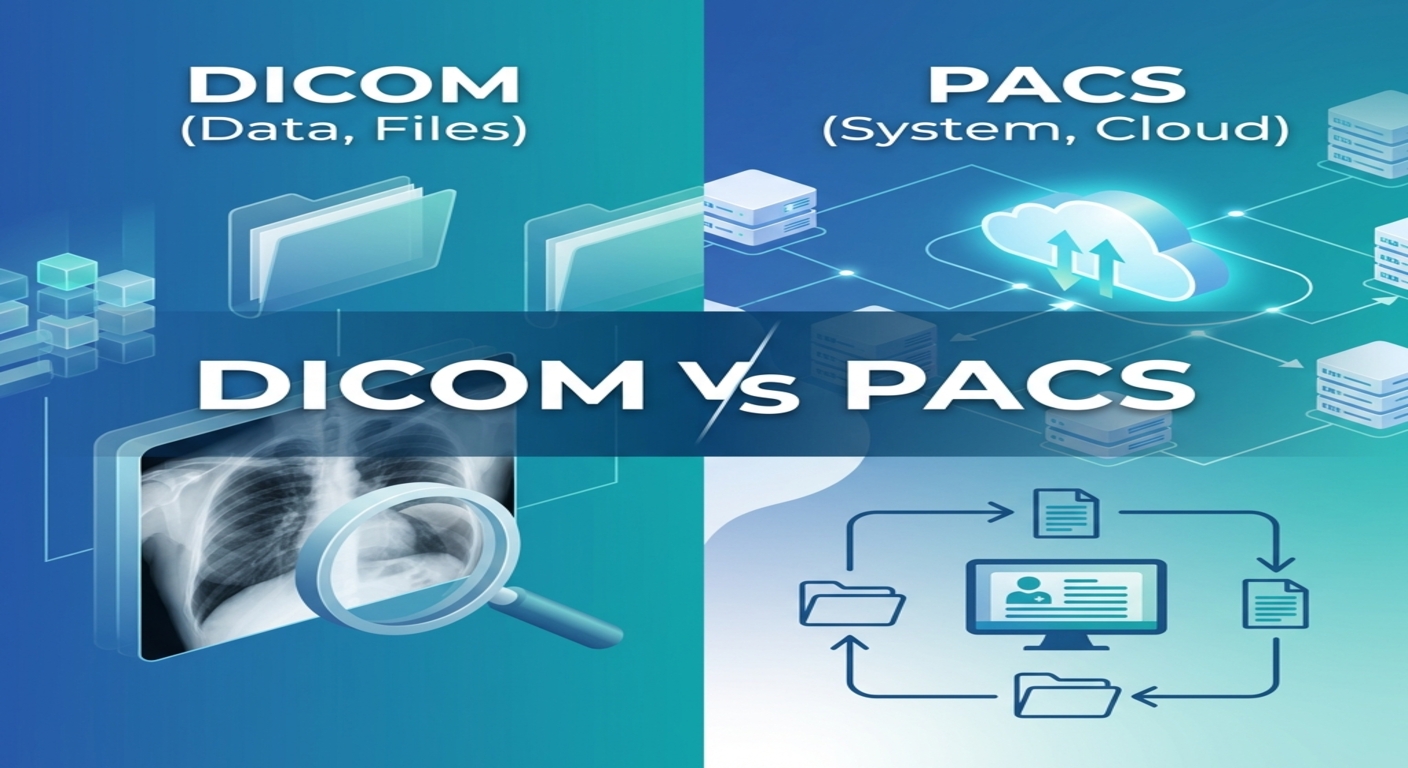 DICOM vs. PACS - Erklärung des Rückgrats moderner medizinischer Bildgebungssysteme von PostDICOM